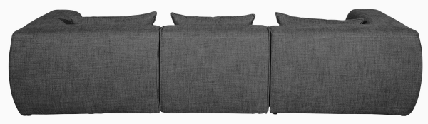 Прямой диван серый Jacklin